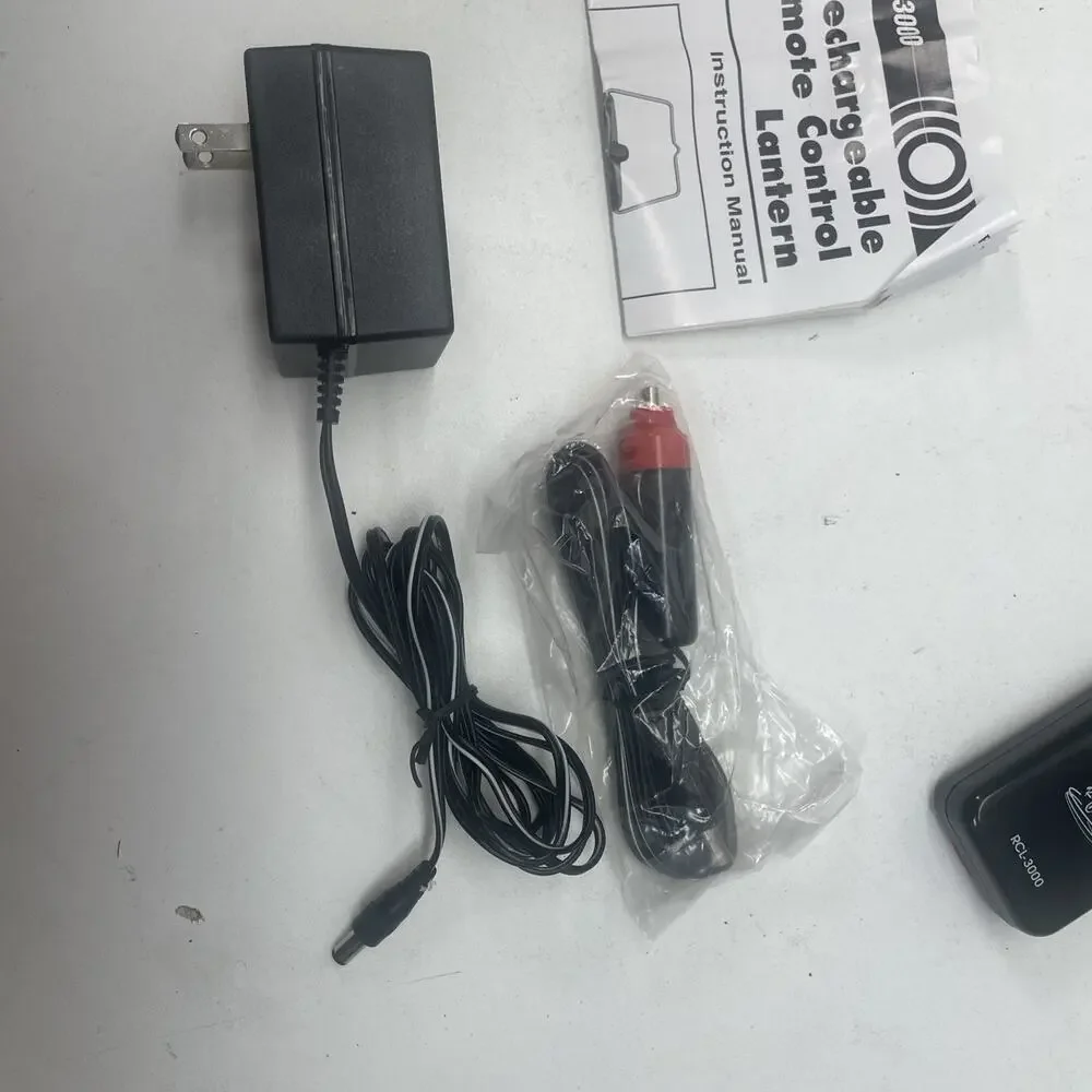 RCL 3000 Vintage Rechargeable Remote-Control‎ Lantern-NEW BATTERY-Tested